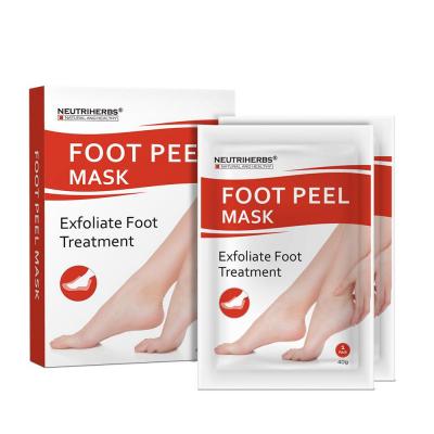 exfoliating foot peel mask