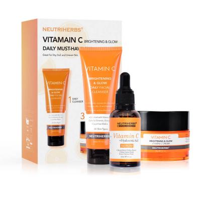 Wholesale Bsfyourskin Vitamin C Brightening & Glow Daily Skincare Must-Have Set